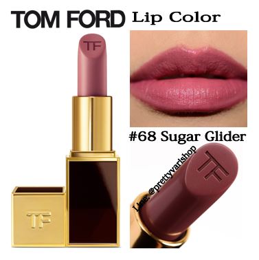 **พร้อมส่ง**Tom Ford Lip Color #68 Sugar Glider 3 g. ลิปสติกเนื้อครีมที่มีความทึบแสงสูงสามารถกลบสีเดิมของริมฝีปากได้ 100%พิกเม้นท์สีเข้มข้นเนื้อลิปนุ่ม เนียน ละเอียด เกลี่ยง่าย ทาออกมาแล้วให้สีเรียบเนียนสม่ำเสมอและไม่เป็นคราบระหว่างวัน