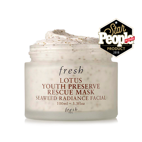 Fresh Lotus Youth Preserve Rescue Mask 100 ml. มาสก์กู้ผิวใน 5 นาที ที่ผสานคุณค่าสารสกัดจากดอกบัวหลวง เม็ดขัดผิวจากเมล็ดบัวหลวงและสาหร่าย รีเซ็ตผิวที่หมองคล้ำเหี่ยวย่น และแห้งกร้าน ให้กลับสู่ความสดใสมีชีวิตชีวาแลดูอ่อนเยาว์ ในเวลาเพียง 5 นาที 