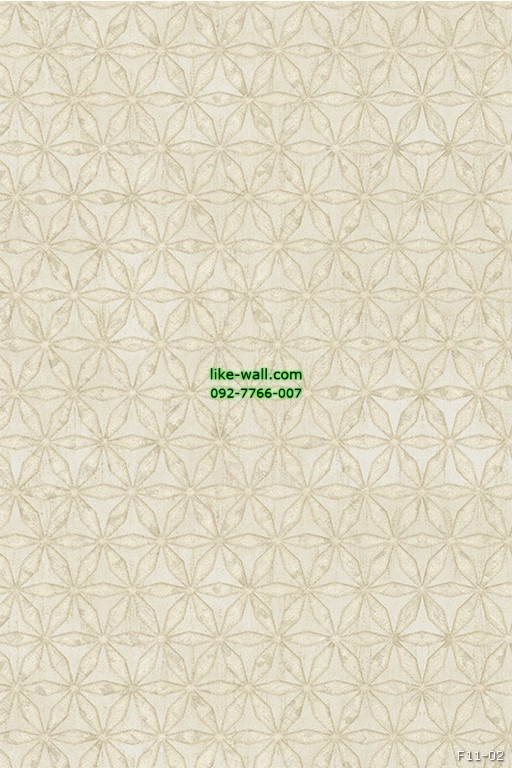 วอลเปเปอร์ลายดอกไม้ สีครีม