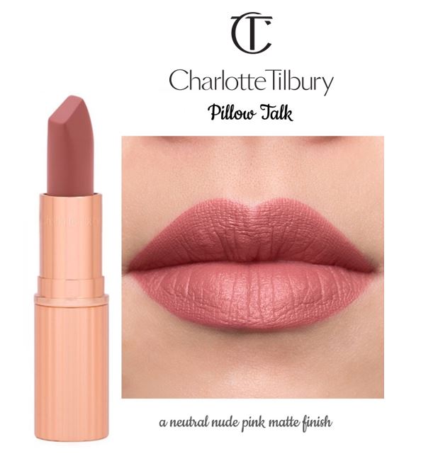 **พร้อมส่ง**Charlotte Tilbury Matte Revolution Lipstick สี Pillow Talk ลิปสติกเนื้อแมทเนียนนุ่มที่มาในแพคเกจสุดหรู เนื้อละเอียด เกลี่ยง่าย ไม่เป็นคราบ และ สามารถกลบสีเดิมของริมฝีปากได้สูงถึง 80% มีพิกเมนท์สีเข้มข้นและมีส่วนผสมของมอยส์เจอร์ไรเซอร์เพื่อเพิ่