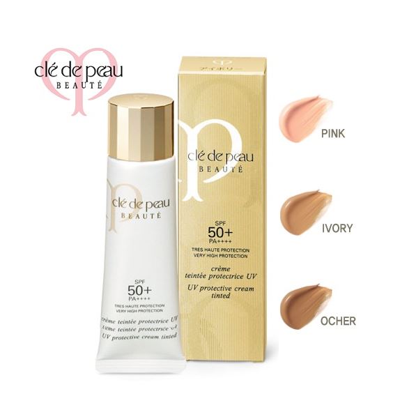 Cle de Peau Beaute UV Protective Cream Tinted SPF 50+ PA++++ 30ml. ครีมทินต์สำหรับคนที่ต้องการแต่งผิวและปกป้องผิวจากแสงแดดในคราวเดียวกัน โดยจะปรับสภาพผิว ปกปิดจุดบกพร่องและริ้วรอยให้ดูจางลงอย่างเป็นธรรมชาติ และปกป้องผิวหน้าด้วยกันแดดประสิทธิ