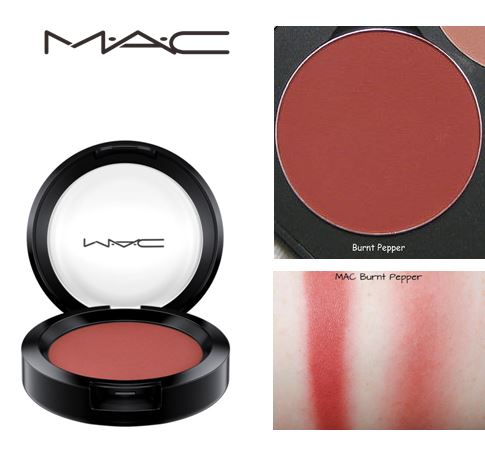 MAC Powder Blush 6 g. สี Burnt Pepper บลัชออนเนื้อแมท เนื้อแป้งสัมผัสนุ่ม ให้สีสันที่สวยชัดเจนทุกรูปแบบ ลุคที่ชอฟท์นุ่มธรรมชาติหรือสีสันที่จัดจ้านเต็มรูปแบบทุกจินตนาการ หลากหลายสีสันและเท็กซ์เจอร์ ตอบโจทย์ทุกรูปแบบของการแต่งหน้าอย่างไร้ขีดจำกั