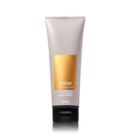 Bath & Body Works Suede for Men Ultra Shea Body Cream 226g. ครีมบำรุงผิวสุดเข้มข้น คอลเลคชั่นที่สร้างขึ้นเพื่อผู้ชายโดยเฉพาะ กลิ่นสุดคลาสสิก กลิ่นที่ให้อารมณ์สุขุม สุภาพ แบบท่านชาย ด้วยกลิ่นไม้ซีดาวู้ดและกลิ่นไม้โอ๊คที่หลายคนคุ้นเคย
