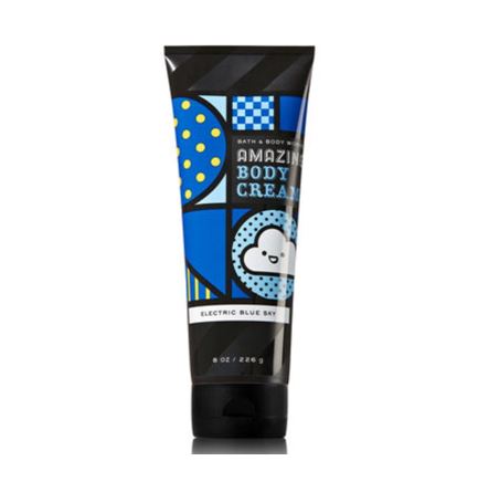 Bath & Body Works Electric Blue Sky Amazing Body Cream 226 g. ครีมบำรุงผิวสุดพิเศษ ที่ช่วยเพิ่มความสวยให้กับผิว ซึมซาบและตรงเข้าบำรุงผิวได้อย่างรวดเร็ว คงความชุ่มชื่นยาวนานตลอดทั้งวัน 24 ชั่วโมง และให้กลิ่นหอมสดชื่น เบาสบายผ่อนคลาย ด้วยกลิ
