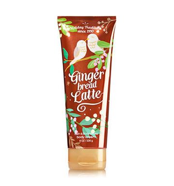 Bath & Body Works Gingerbread Latte Body Cream 226g. ครีมบำรุงผิวสุดเข้มข้น มีกลิ่นหอมติดทนนาน พร้อมแนวกลิ่น Cookie Vanilla หอมหวานที่หรูหรา เซ็กซี่ เย้ายวน ชวนหลงใหล แฝงไปด้วยความสนุกสนาน ร่าเริง ด้วยกลิ่นหอมจากวานิลลา แพร์ บราวน์ชูการ์ แ