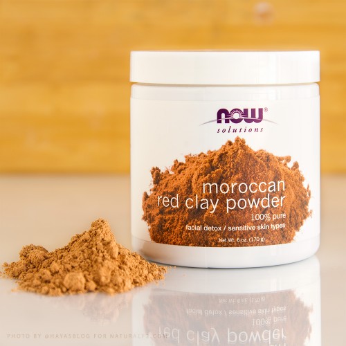 Now Solutions Moroccan Red Clay Power 6 oz (170 g.) มาส์กโคลนสูตรพิเศษจากยุโรป เนื้อผงโคลนสีเเดงเหมาะกับทุกสภาพผิว ผิวบอบบางเเพ้ง่าย Detox ผิวเอาสิ่งสกปรกออก ช่วยกระชับรูดขุมขนให้เล็กลง ลดความมัน ปรับสีผิวให้สม่ำเสมอ ทำให้ผิวหน้ากระจ่างใส ลดสิ