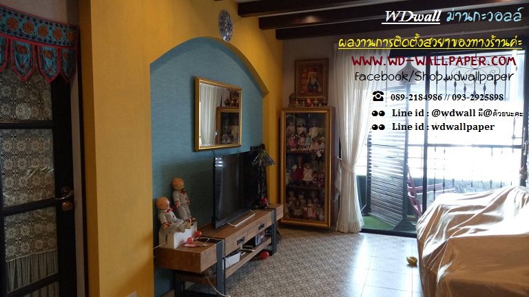 wd2 ตกแต่งผนังบ้านด้วย wallpaperติดผนัง By wdwall2