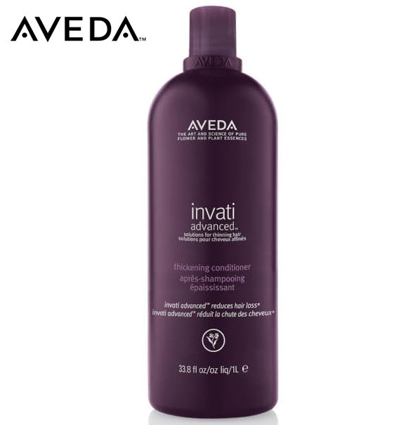 **พร้อมส่ง**Aveda Invati Advanced Thickening Conditioner 1000 ml. ครีมนวดผม ช่วยให้เส้นผมดูหนาขึ้น ทั้งยังช่วยบำรุงและปกป้องเส้นผมจากการขาดร่วง บำรุงเส้นผมและหนังศีรษะ อย่างอ่อนโยน ใช้ได้ทุกวัน มีส่วนผสมของพืชธรรมชาติถึง 98% ให้เส้นผมแลดูหนาขึ้น ทั้งยังคื