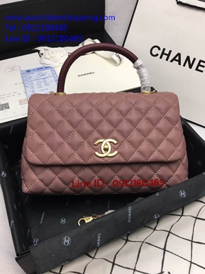 Chanal Coco Top Handle bag Original 1:1 size 28 cm งานหนังแท้ รายละเอียดสวยเหมือนแท้
