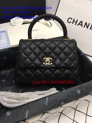 Chanal Coco Top Handle bag Original 1:1 size 23.5 cm งานหนังแท้ รายละเอียดสวยเหมือนแท้