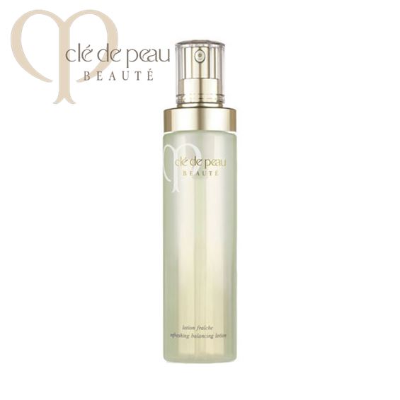 Cle de Peau Beaute Refreshing Balancing Lotion 170 ml. โลชั่นที่ป้อนน้ำหล่อเลี้ยงผิวผ่านบรรดาส่วนผสมทรงประสิทธิภาพ เหมาะสำหรับผิวธรรมดาและผิวแห้ง สรรค์สร้างผิว ซึ่งสามารถหล่อเลี้ยงความชุ่มชื่นได้ด้วยตัวเองนานถึง 8 ชั่วโมง ฟื้นบำรุงสมดุลให้แก