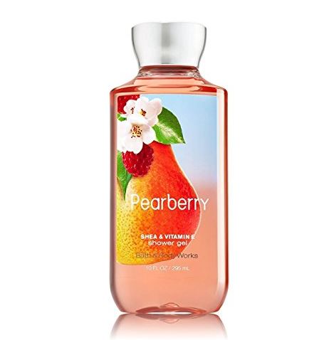 Bath & Body Works Pearberry Shea & Vitamin E Shower Gel 295ml. เจลอาบน้ำกลิ่นหอมติดกายนานตลอดวัน กลิ่นหอมโทนผลไม้ กลิ่นหอมสดชื่นของลูกแพร์ ผสมกับกลิ่นของเบอรี่หอมหวานชุ่มช่ำค่ะ