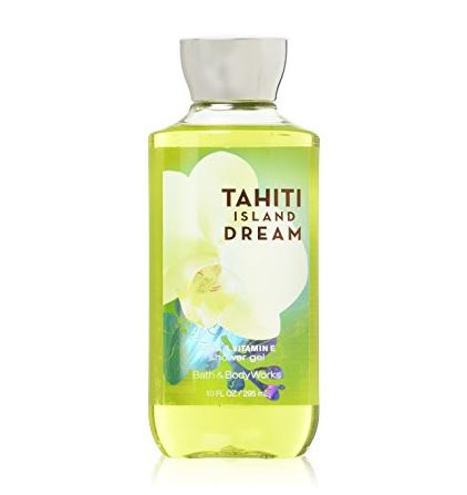 Bath & Body Works Tahiti Island Dream Shea & Vitamin E Shower Gel 295ml. เจลอาบน้ำกลิ่นหอมติดกายนานตลอดวัน กลิ่นหอมเซ็กซี่ของกลิ่นมะพร้าว วนิลลา และกีวี่ให้ความรู้สึกผ่อนคลายเหมือนกำลังพักผ่อนอยู่บนเกาะเลยคะ