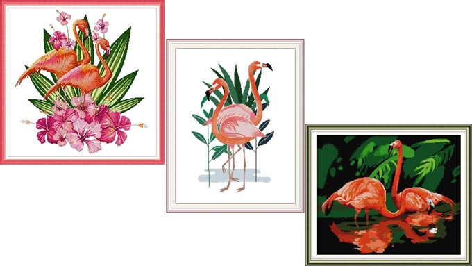 Flamingo (เดี่ยว/คู่)(พิมพ์ลาย)