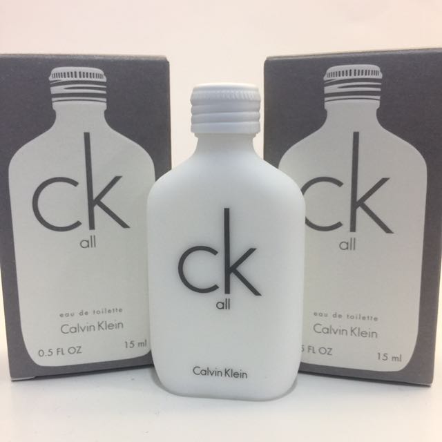Calvin Klein CK All EDT ขนาดทดลอง 15 ml. น้ำหอม ck all ในรูปแบบ EDT น้ำหอมรุ่นล่าสุดในตระกูลน้ำหอม unisex ที่สามารถใช้ได้ทั้งผู้ชายและผู้หญิง ให้กลิ่นในสไตล์ซิตรัสวู้ดดี้ เพื่อสื่อถึงความเป็นตัวตนของผู้ใช้ ให้กลิ่นหอมอันสดชื่น เหมาะสำหรับทุกคน