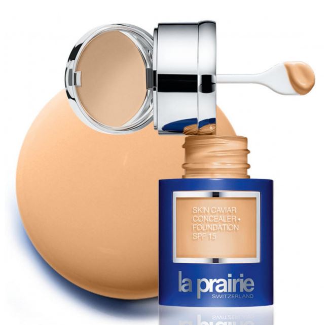 La Prairie Skin Caviar Concealer Foundation SPF 15 ไซส์จริง 30 ml. (No Box) สี Warm Ivory สำหรับผิวขาวเหลือง ครีมรองพื้นและคอนซีลเลอร์ระดับมืออาชีพ สร้างผิวกระจ่างใส พร้อมการบำรุงกระชับผิวเหนือกาลเวลา คอนซีลเลอร์ระดับมืออาชีพเฉดสีเดียวกับ