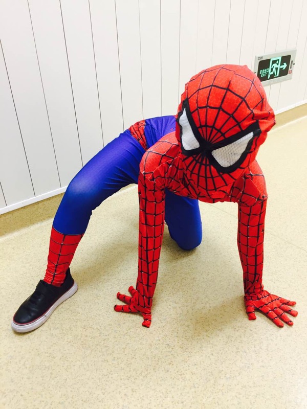++พร้อมส่ง++ชุดสไปเดอร์แมนเด็ก Full Set ความสูง 110-120 ซม.และ 120-130 ซม. ครบเซ็ทตั้งแต่ศีรษะจรดเท้า