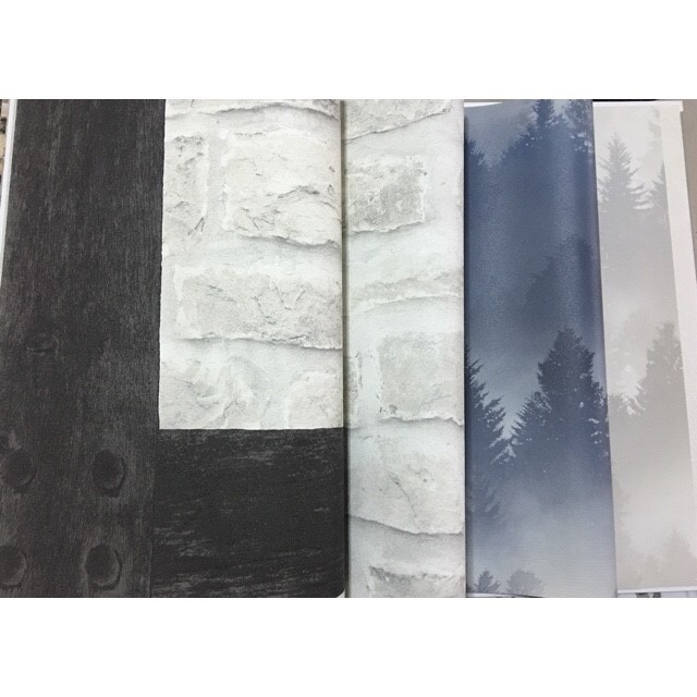 wallอิฐ หินไม้2 ยาว10ม. กว้าง53ซม ม้วน5ตรมab