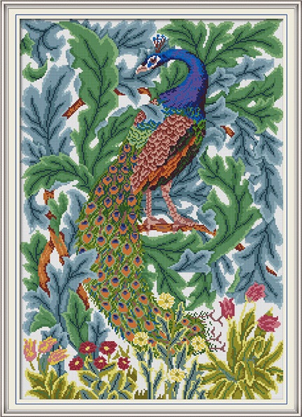 Beautiful Peacock (ไม่พิมพ์/พิมพ์ลาย)