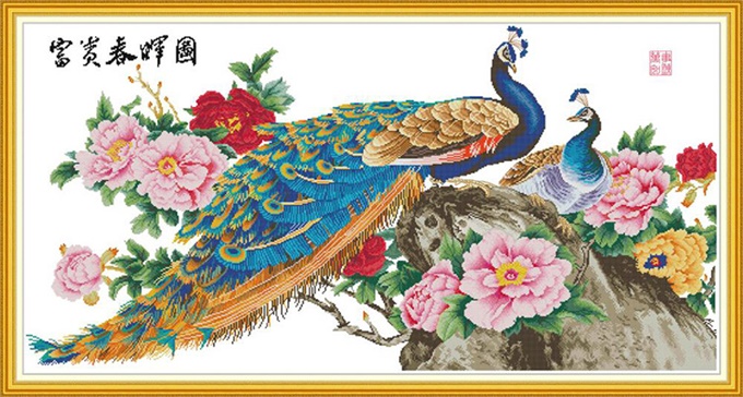 Beautiful Peacock (ไม่พิมพ์/พิมพ์ลาย)