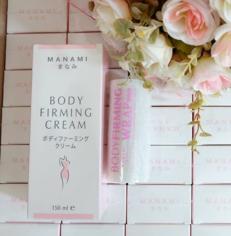 Manami Body Firming Cream 150ml. + แถมฟรีแรปพันสัดส่วน 1 ม้วน  ครีมกระชับสัดส่วนและลดเซลลูไลท์ ให้ไขมันที่สะสมค่อยๆแตกตัวและสลายตัวลงในที่สุด ส่งผลให้ผิวคลื่น ผิวเปลือกส้มจะลดลงอย่างเห็นได้ชัดหลังจากใช้ไป2สัปดาห์แรก