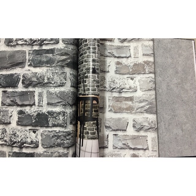 wallอิฐ หินไม้2 ยาว10ม. กว้าง53ซม ม้วน5ตรมld