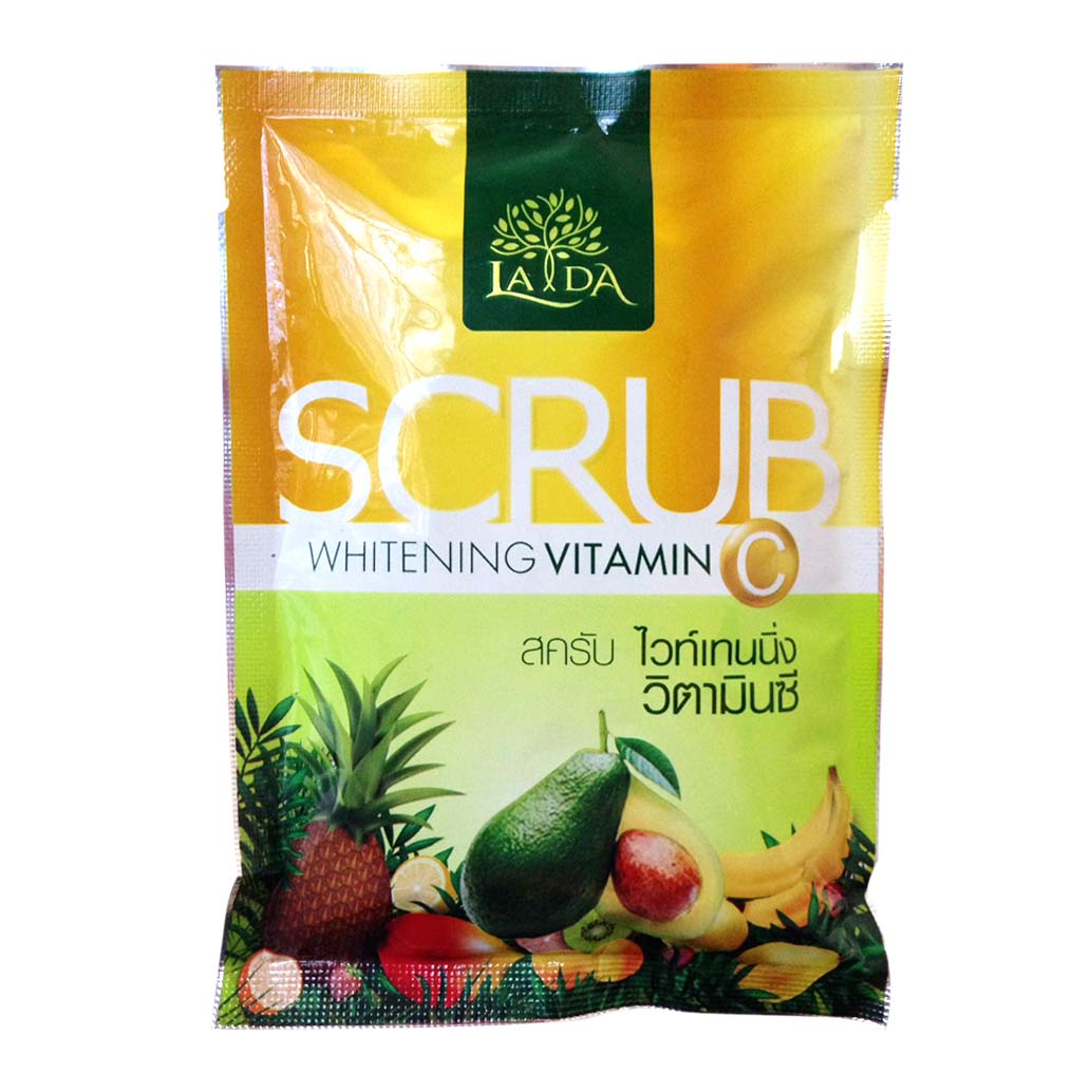 LADA Scrub Whitening Vitamin C ลดา สครับ ไวท์เทนนิ่ง วิตามินซี