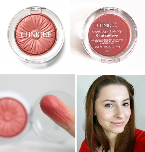 CLINIQUE Cheek Pop Blush Pop ขนาดปกติ 3.5 g. #01 ginger pop สีส้มอมน้ำตาล บลัชเนื้อฝุ่นเนื้อเนียนละเอียดบางเบา เนียนเรียบเมื่อสัมผัส เผยลุคสดใส ดูสุขภาพดีแบบมีเลือดฝาด ให้สีสว่างสดใสเป็นธรรมชาติและหากต้องการลุคที่ดูชุ่มฉ่ำขึ้นเพียงแค่ปัด Cheek