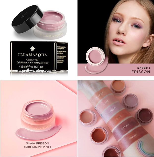 **พร้อมส่ง**ILLAMASQUA Colour Veil Gel Blusher 4.5ml. #FRISSON โทนชมพูพาสเทล บลัชออนเนื้อเจลสูตรใหม่ ที่มีพิกเมนต์เข้มข้น เป็นการรวมตัวกันของบลัชเนื้อฝุ่นพิกเมนต์แน่นยอดฮิต รวมเข้ากับ Hydra Veil ไพรเมอร์เนื้อเจลสินค้าขายดีอันดับ 1 ของทางแบรนด์ ให้ผลลัพธ์แ