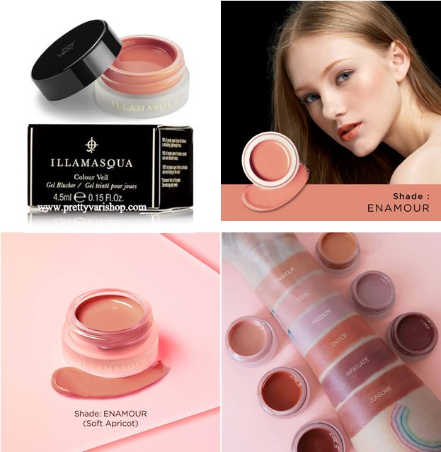 **พร้อมส่ง**ILLAMASQUA Colour Veil Gel Blusher 4.5ml. #ENAMOUR โทนสีส้มแอปริคอต บลัชออนเนื้อเจลสูตรใหม่ ที่มีพิกเมนต์เข้มข้น เป็นการรวมตัวกันของบลัชเนื้อฝุ่นพิกเมนต์แน่นยอดฮิต รวมเข้ากับ Hydra Veil ไพรเมอร์เนื้อเจลสินค้าขายดีอันดับ 1 ของทางแบรนด์ ให้ผลลัพ