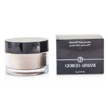 **พร้อมส่ง**Giorgio Armani Micro-Fil Loose Powder 15g. แป้งฝุ่นเนื้อเนียนละเอียด เป็นแป้งไมโครมีอนุภาคขนาดเล็ก ปรับโทนผิวให้สม่ำเสมอ พร้อมทั้งควบคุมความมันและลดอาการวาวของผิวหน้าได้ดี ปกปิดจุดที่ไม่สมบูรณ์แบบ และยังให้ผิวสัมผัสแบบแมตต์ ด้วยเทคโนโลยีเม็ดแป