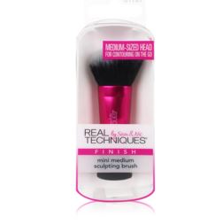 **พร้อมส่ง**Real Techniques Mini Medium Sculpting Brush #01701 (Finish) แปรงสำหรับลงไฮไลต์ คอนทัวร์ สร้างมิติให้กับผิวหน้า รวมทั้งแต่งแต้มสีสันให้ใบหน้าด้วยบลัชออนสีสวย มาในรูปแบบด้ามมินิเล็กกระทัดรัด พกพาสะดวก ขนสังเคราะห์พิเศษ 100% ขนแน่นนุ่มฟู ไม่บาดผิ