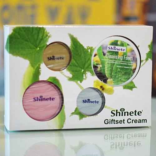 Shinete' ครีม ชิเนเต้ หน้าขาวใส เซ็ตผลิตภัณฑ์ดูแลผิวหน้า  รุ่นใหม่  (1 ชุด)