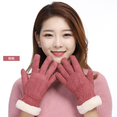 ถุงมือกันหนาว ถุงมือผู้หญิง ถุงมือแฟชั่นใส่กันหนาว ถุงมือบุขนกันหนาว