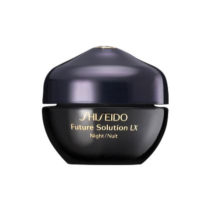 Shiseido Future Solution LX  Night/Nuit Total Regenerating Cream ขนาดทดลอง 4 ml. ครีมบำรุงผิวหน้าเพื่อประสิทธิภาพแห่งการฟื้นบำรุงผิวในยามค่ำคืนที่มอบความชุ่มชื้นสดใสให้แก่ผิวช่วยลดเลือนริ้วรอยต่างๆ ที่เกี่ยวเนื่องกับวัย ทั้งริ้วรอยเหี่ยวย่นและ
