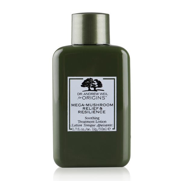 **พร้อมส่ง**Origins Dr.Andrew Weil for Origins Mega Mushroom Relief & Resilience Soothing Treatment Lotion ขนาดทดลอง 50ml. ทรีทเมนต์โลชั่นขายดีอันดับ 1 บำรุงผิวแลดูสุขภาพดี สูตรใหม่ปราศจากแอลกอฮอล์ ช่วยฟื้นคืนความชุ่มชื้นและปลอบประโลมผิวให้ผ่อนคลาย ด้