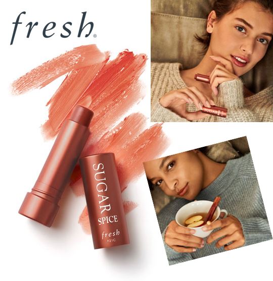 **พร้อมส่ง**Fresh Sugar Spice Tinted Lip Treatment Sunscreen SPF 15 ขนาด 4.3 g. ลิปทินท์บำรุงริมฝีปากสูตรเข้มข้น ทำให้ความชุ่มชื้นแก่ริมฝีปาก มอบความเรียบเนียนและยังช่วยป้องกัน ริมฝีปากจากการทำลายของแสงแดด มาพร้อมเฉดสีสวยเป็นธรรมชาติ