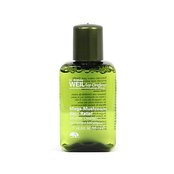 **พร้อมส่ง**Origins Mega-Mushroom Skin Relief Micellar Cleanser ขนาดทดลอง 30ml. ผลิตภัณฑ์ทำความสะอาดผิวหน้าสูตรน้ำ ที่ผสานเทคโนโลยีไมเซลลา ทำหน้าที่จับสิ่งสกปรกที่ตกค้าง ให้คุณทำความสะอาดใบหน้าได้อย่างสะอาดหมดจด รวมทั้งมลภาวะบนใบหน้า