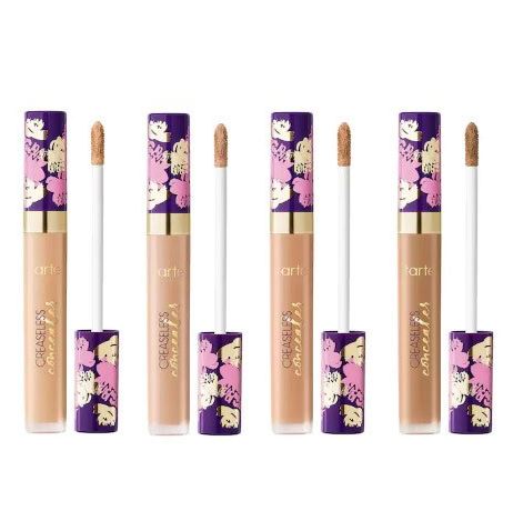 Tarte Creaseless Concealer 0.4 g. คอนซีลเลอร์เนื้อครีมเข้มข้นให้การปกปิดแบบ Full-coverage สูตรกันน้ำ ไม่หลุดร่อน ติดทนนานตลอดทั้งวัน กลบรอยคล้ำใต้ตา, รอยแดง, รอยสิว และจุดบกพร่องที่คุณไม่ต้องการได้อย่างดีเยี่ยม ให้ผิวสวยเนียนติดทนนานตลอดทั้งวัน 