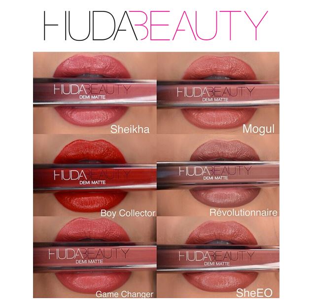 *พร้อมส่ง*Huda Beauty Demi Matte Cream Lipstick 5 ml. ของแท้จากเคาน์เตอร์ ลิปสติกเนื้อครีมที่ให้สัมผัสบางเบากับริมฝีปาก ช่วยให้ริมฝีปากสีสวยเนียนดุจซาตินตลอดวันโดยไม่หลุดร่อน ด้วยสูตร Maxi-Lip ที่ผสานส่วนผสมจากคอลลาเจนช่วยเพิ่มความชุ่มชื้นให้ริมฝีปากเมื่อ