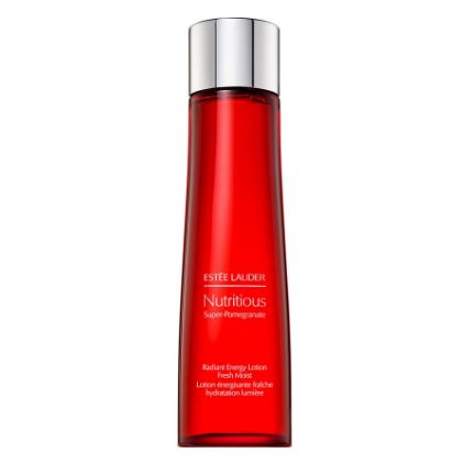 ESTEE LAUDER Nutritious Super-Pomegranate Radiant Energy Lotion Fresh Moist 200 ml. ใหม่ล่าสุด โลชั่นเนื้อบางเบาสดชื่นช่วยให้ผิวดื่มด่ำความชุ่มชื้นที่ซึมเข้าปรนนิบัติผิวอย่างรวดเร็วอีกทั้งยังอุดมด้วยประสิทธิภาพที่เข้มข้นจากส่วนผสม Pomegranate8