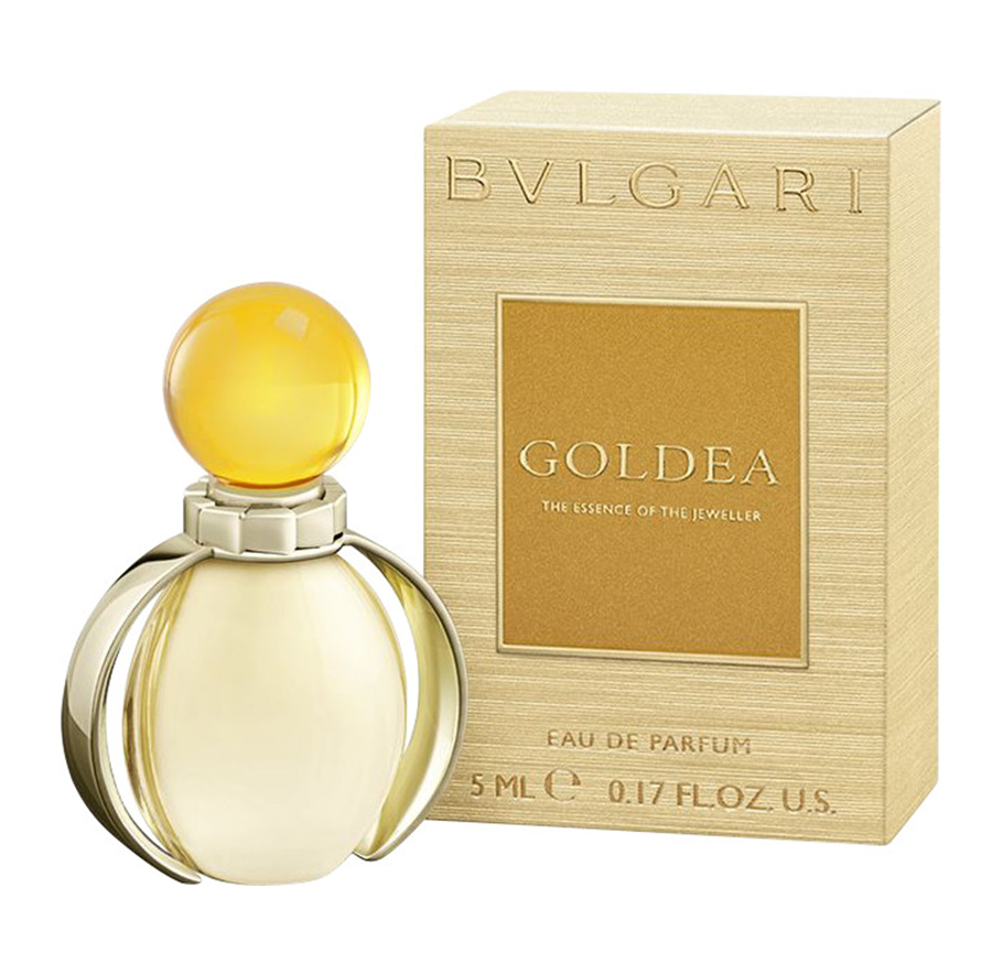 Bvlgari Goldea Eau de Parfum Spray for Women ขนาดทดลอง 5ml. น้ำหอมแนวกลิ่น Oriental Floral เป็นกลิ่นแบบผู้หญิงโซฟิสติเคต แบบสาวสังคมที่มีชั้นเชิง กลิ่นแนวหรูหรา เจิดจรัส กระตุ้นความรู้สึกที่ลึกซึ้ง