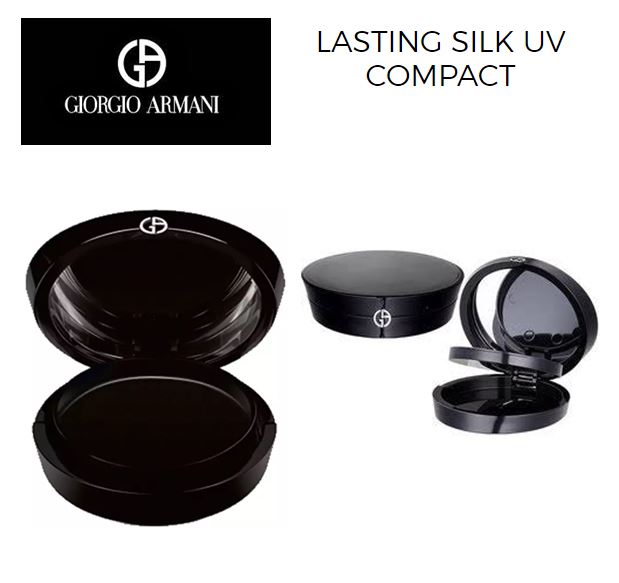 **พร้อมส่ง**Giorgio Armani Lasting Silk UV Compact Foundation SPF34 PA+++ Case ตลับเปล่าใส่แป้งรีฟิลผสมรองพื้นสูตรใหม่แบบ Wet-Dry Formular ใช้ได้ทั้งแบบเปียกและแห้ง แป้งรุ่นนี้พัฒนามาจากรองพื้นรุ่น Lasting UV Foundation เนื้อเนียนนุ่ม ละเอียดเป็น long Las