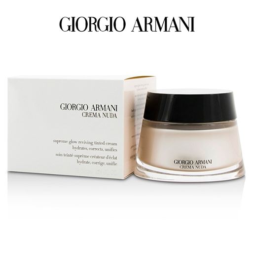 **พร้อมส่ง**Giorgio Armani Crema Nuda Supreme Glow Reviving Tinted Cream 50 ml. ที่สุดของทินท์ครีมในการฟื้นพลังความเปล่งปลั่งเรืองรอง พร้อมมอบการบำรุงผิวที่ดีที่สุดด้วยเนื้อครีมสุดละเมียด ดุจผ่านการเสกสร้างอย่างพิถีพิถันจากสรวงสวรรค์ เผยซึ่งความงามให้ผิวเ