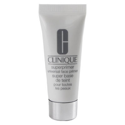 CLINIQUE SuperPrimer Universal Face Primer ขนาดทดลอง 15 ml. ไพร์เมอร์แก้ไขผิวเนื้อบางเบา ทาง่ายและปราศจากความมัน เตรียมผิวก่อนการแต่งหน้า ปกปิดความเหนื่อยล้า รอยแดง & สีผิวที่ไม่เท่ากัน ช่วยให้เมคอัพติดทนยาวนาน นุ่มเนียนสบายผิวและให้ผิวกระ