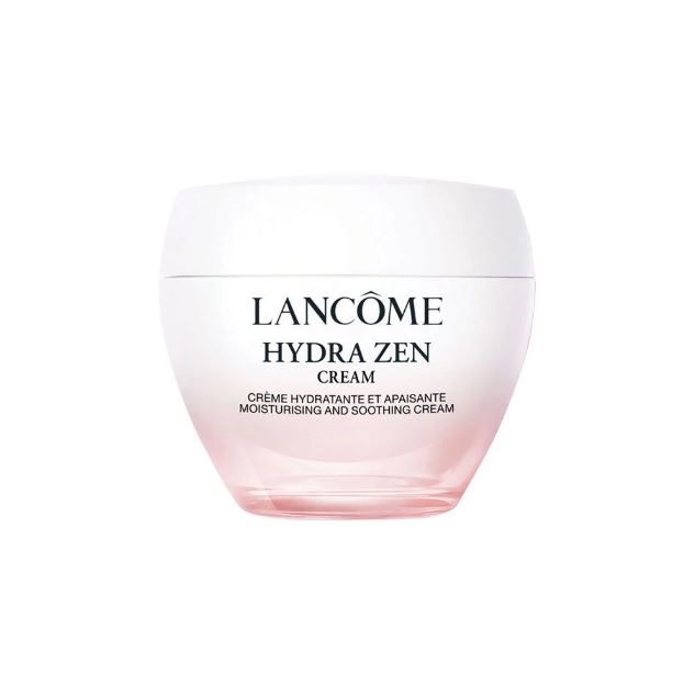 Lancome Hydra Zen Moisturising and Soothing Cream ขนาดทดลอง15 ml. มอยเจอร์ไรเซอร์ที่ช่วยปรับความชุ่มชื่นของผิวหน้าให้สมดุลไม่แห้งกร้าน ความมันบนใบหน้าลดลง ซึมเข้าสู่ผิวได้เป็นอย่างรวดเร็วและล้ำลึก เพิ่มความชุ่มชื้นบนใบหน้า ให้ความรู้สึกสดชื่นผ่อนคลาย ผิวเ