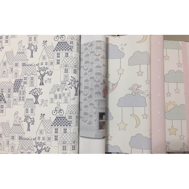 wallการ์ตูนใหม่ ย10ม ก53ซม ม้วน5ตรมe