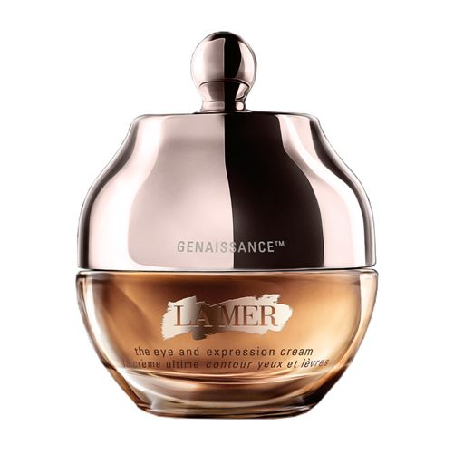 LA MER Genaissance de la Mer The Eye and Expression Cream 15 ml. ผลิตภัณฑ์บำรุงรอบดวงตา รวมไปถึงถุงใต้ตา เส้นริ้ว รอยคล้ำรอบดวงตา และใบหน้าส่วนที่แสดงความรู้สึก ได้แก่ หน้าผากและร่องแก้ม ซึ่งเป็นจุดที่บ่งบอกถึงสัญญาณแห่งวัยในระยะเริ่มต้นนั้น จ