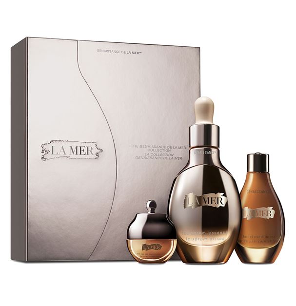 LA MER The Genaissance de La Mer Collection Set 3 items สัมผัสการปรนนิบัติผิวอย่างพิเศษสุดด้วยผลิตภัณฑ์ The Genaissance Collection 3 ผลิตภัณฑ์ที่จะฟื้นบำรุงผิว พร้อมเผยผิวใหม่ที่แลดูอ่อนเยาว์