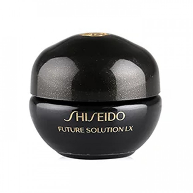 Shiseido Future Solution LX Total Regenerating Cream E ขนาดทดลอง 15 ml. ครีมบำรุงเพื่อประสิทธิภาพแห่งการฟื้นบำรุงผิวให้กลับมาแข็งแรงในยามค่ำคืน เนื้อครีมอันเข้มข้นซึมสู่ผิวได้อย่างรวดเร็ว บำรุงสภาพแวดล้อมของผิว และปลุกพลังความแข็งแรงต
